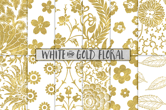 Gold Foil Textures, Gold Backgrounds in Textures - product preview 14