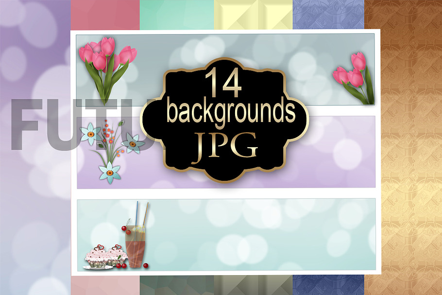 14 backgrounds + 1 file with banners in Textures - product preview 8