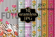SALE! Seamless floral lace pattern
