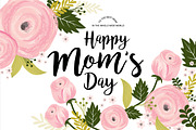 mother's day template vector