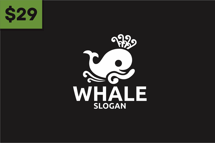 Whale logo in Logo Templates - product preview 8