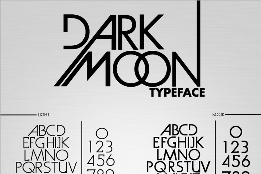 Dark Moon Typeface