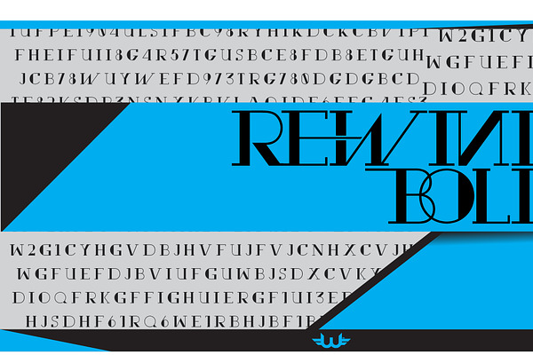 Rewind Bold Typeface