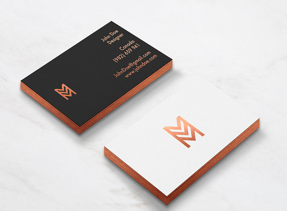 Elegant Business Card mockup in Print Mockups - product preview 2