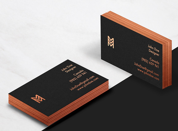 Elegant Business Card mockup in Print Mockups - product preview 4