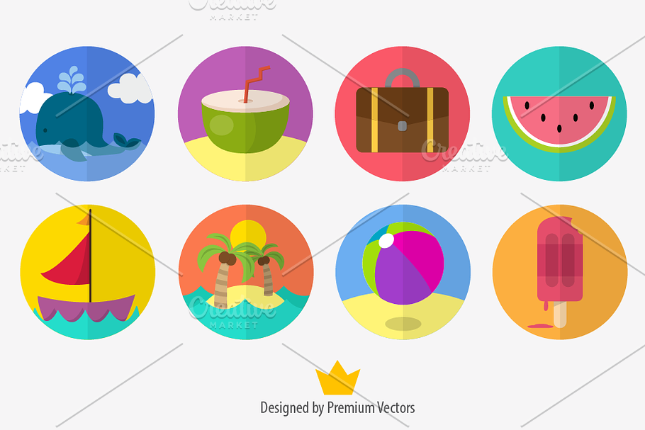 Summer Icons in Summer Icons - product preview 8