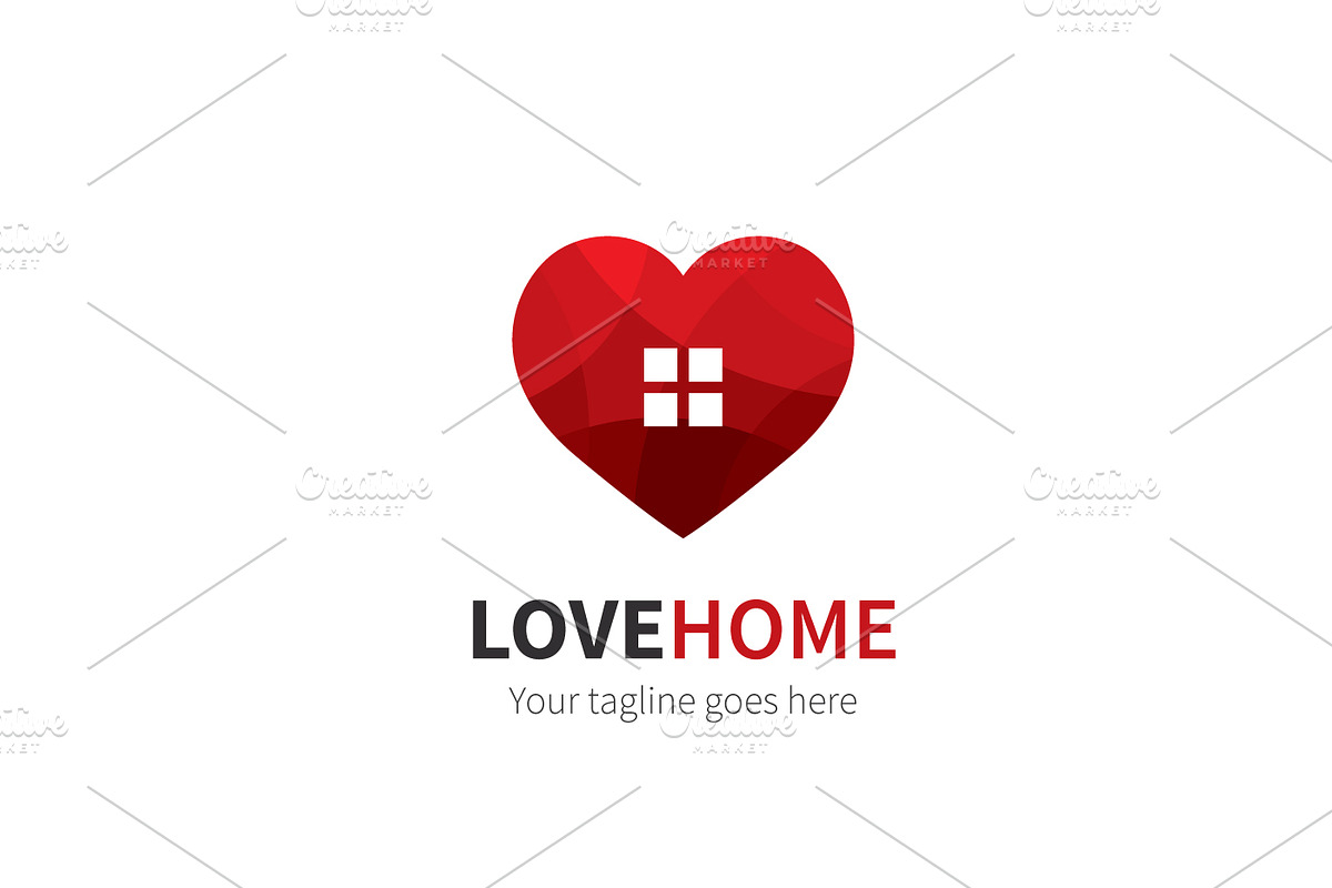 Love Home Logo in Logo Templates - product preview 8
