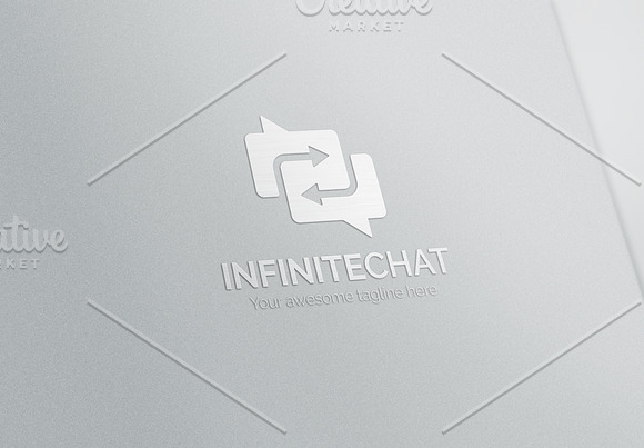 Infinite Chat Logo in Logo Templates - product preview 5