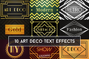 Art Deco Text Effect