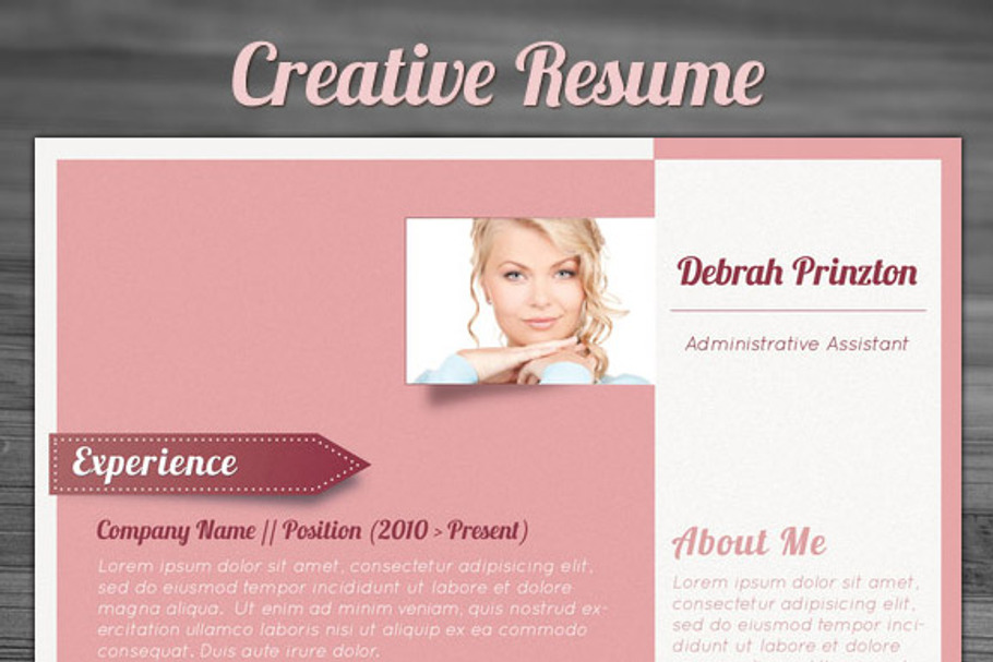 Sophisticated Lady CV in Resume Templates - product preview 8