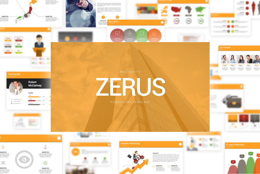 Zerus - PowerPoint Template in PowerPoint Templates - product preview 8