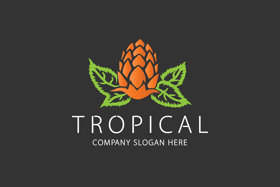 Tropical Logo/1 in Logo Templates - product preview 8