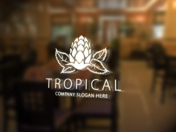 Tropical Logo/1 in Logo Templates - product preview 3