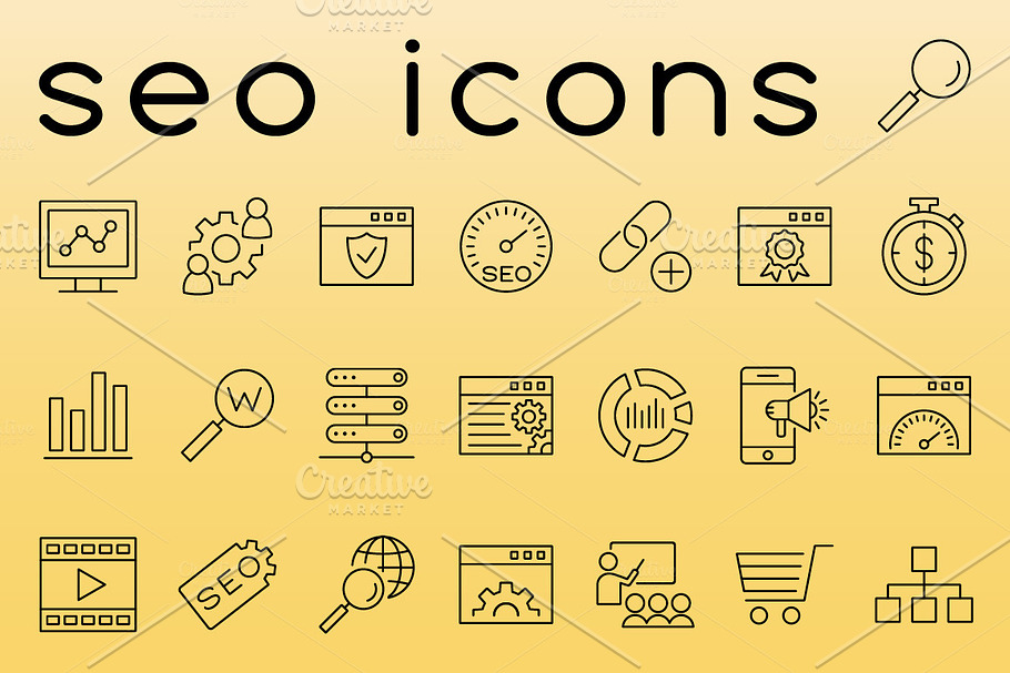 SEO icons