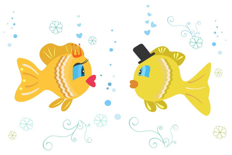 Cartoon Fish Vector Illustration