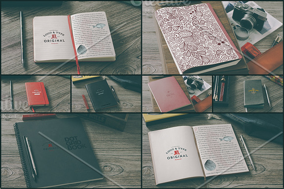 34 Hip Notebook Mock-ups in Branding Mockups - product preview 2