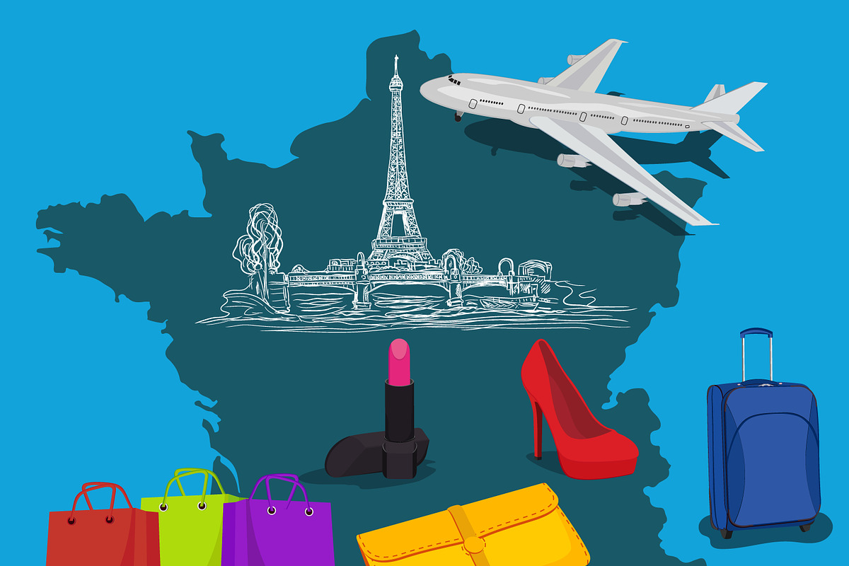 travel to France concept in Illustrations - product preview 8