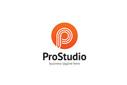 Pro Studio Letter P Logo