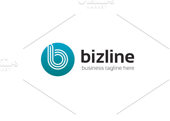 Bizline Letter B Logo in Logo Templates - product preview 3