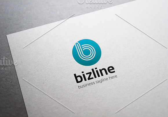 Bizline Letter B Logo in Logo Templates - product preview 4