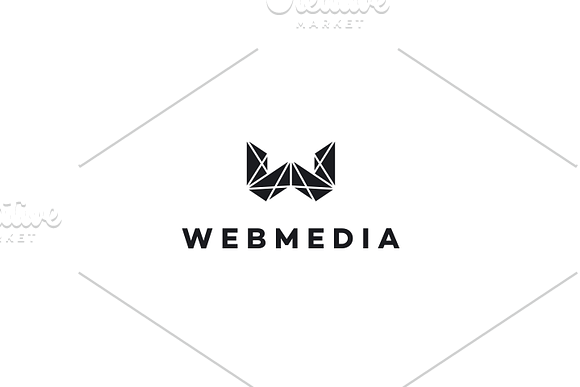 Web Media - Letter W Logo in Logo Templates - product preview 3