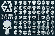 63 Vector Skulls Collection