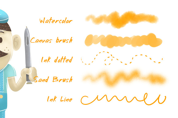OVJECT Basic Brushes : Stylus Only in Photoshop Brushes - product preview 6