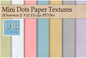 28 Mini Polka Dots Paper Textures