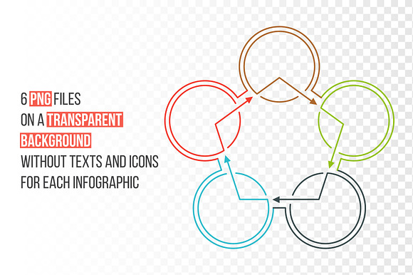 Line flat elements for infographic_4 in PowerPoint Templates - product preview 1