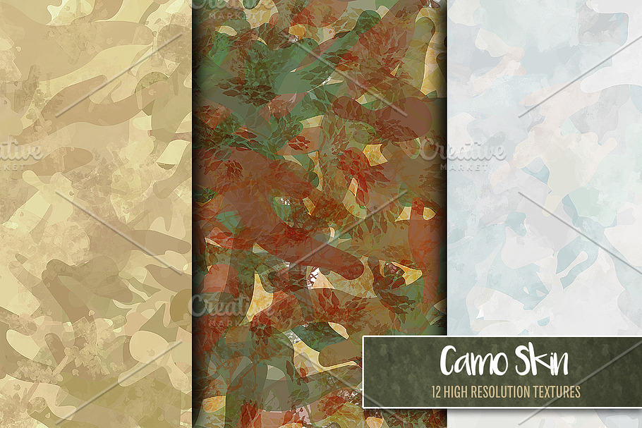 Camo Skin in Textures - product preview 8