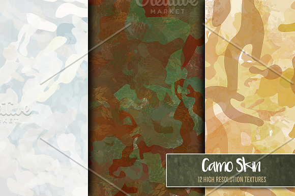 Camo Skin in Textures - product preview 1