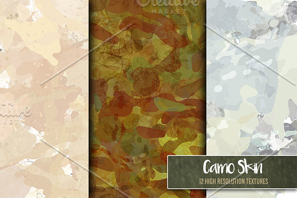 Camo Skin in Textures - product preview 2