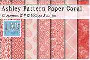 10 Coral Seamless Pattern Textures