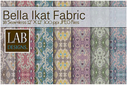 18 Bella Ikat Fabric textures