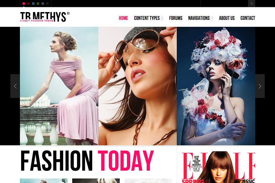 Fashion Drupal Theme TB Methys II in Drupal Themes - product preview 8
