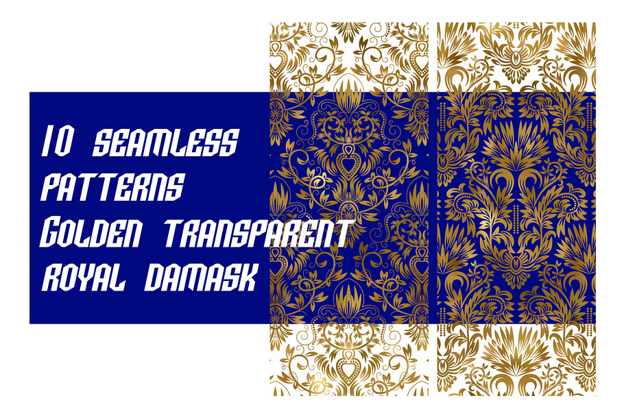 10 royal damask patterns in Patterns - product preview 8