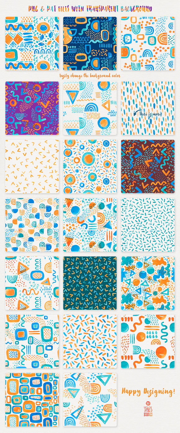 Catch The Wave, Seamless Patterns in Patterns - product preview 3