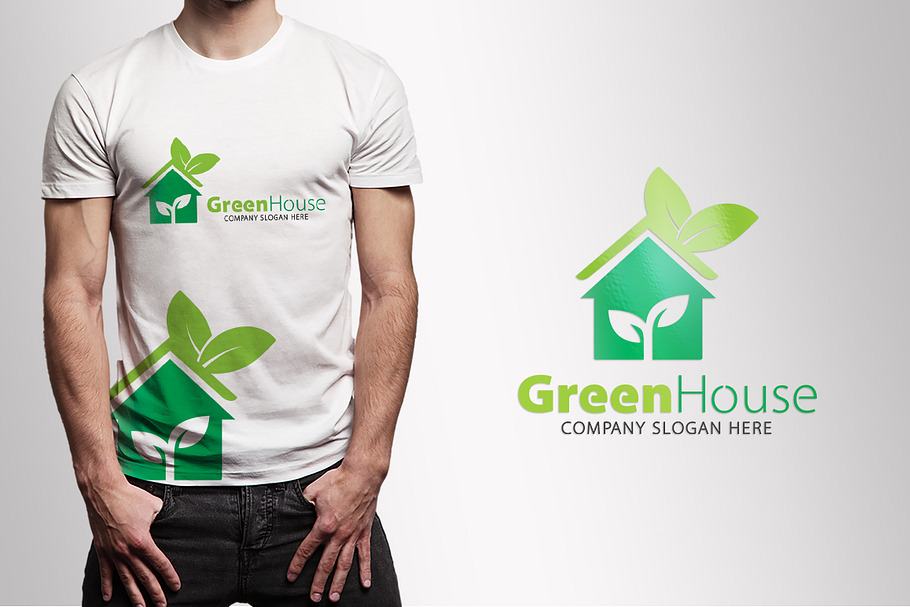 Green House Logo in Logo Templates - product preview 8