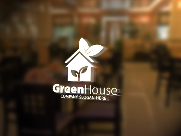 Green House Logo in Logo Templates - product preview 2