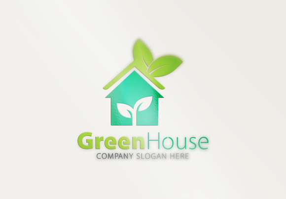 Green House Logo in Logo Templates - product preview 3