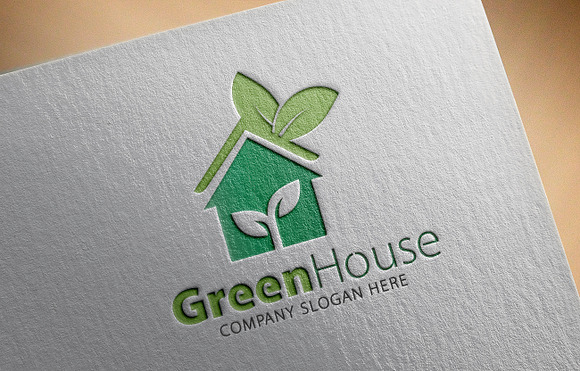 Green House Logo in Logo Templates - product preview 4