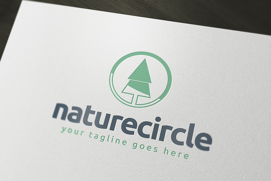 Nature Circle Logo Template in Logo Templates - product preview 8