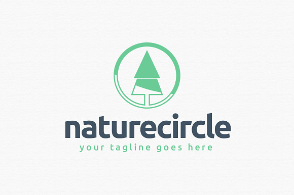 Nature Circle Logo Template in Logo Templates - product preview 1