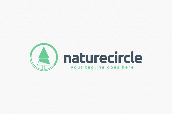 Nature Circle Logo Template in Logo Templates - product preview 2