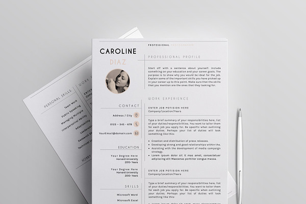 Resume Template Clear Edition-1