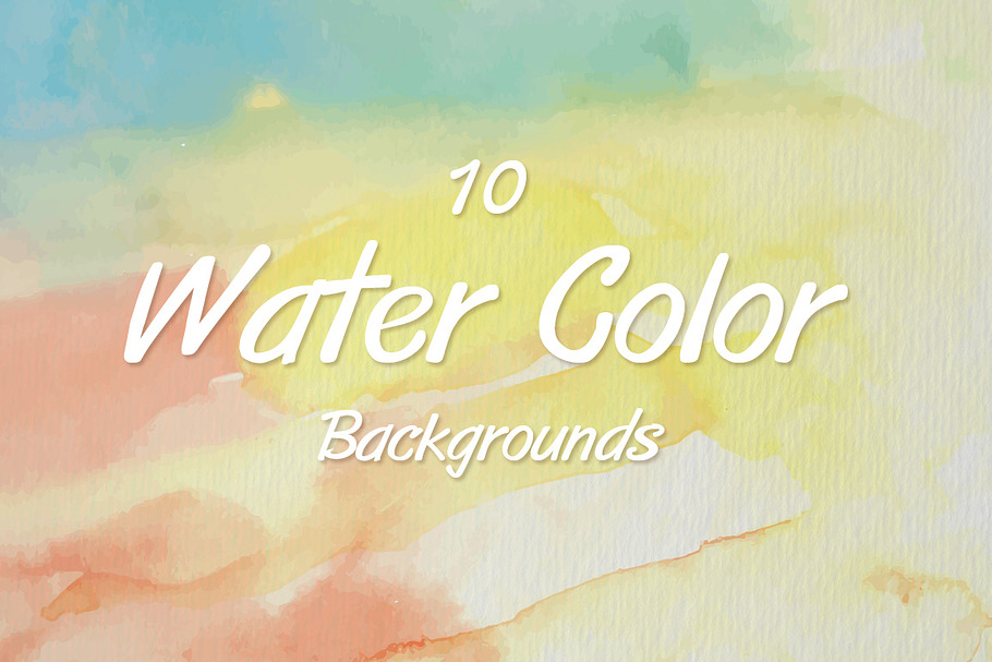 10 water color backgrounds in Textures - product preview 8
