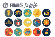 25 Financial Icons Pack