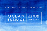 Ocean surface watercolor texture