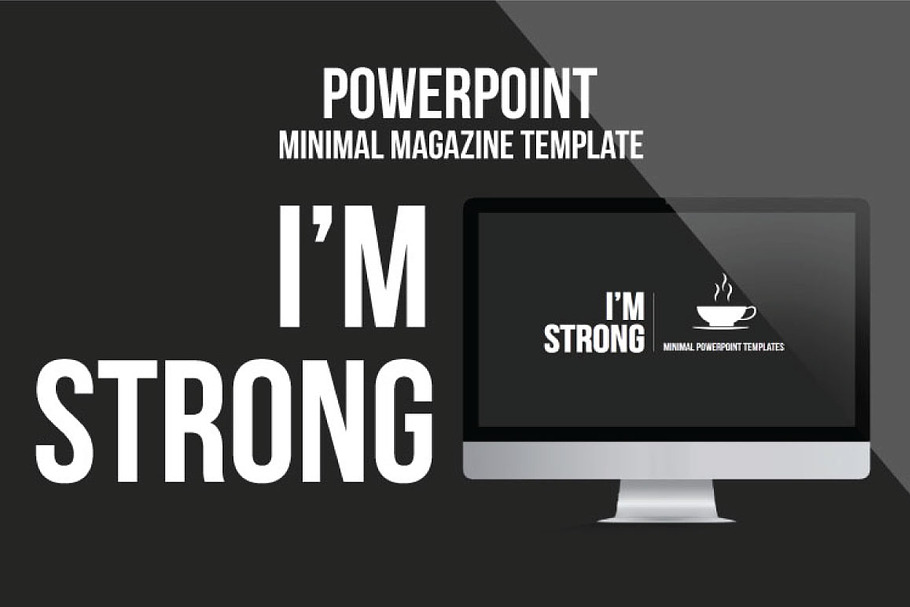 I'am Strong - Minimal Powerpoint in PowerPoint Templates - product preview 8