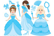 Princesses Set in Turquoise